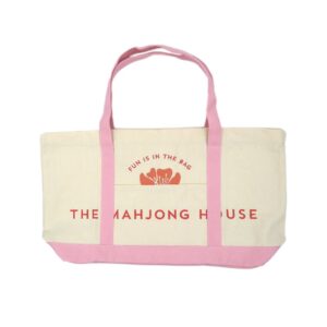 Pink Canvas Carry-All Tote