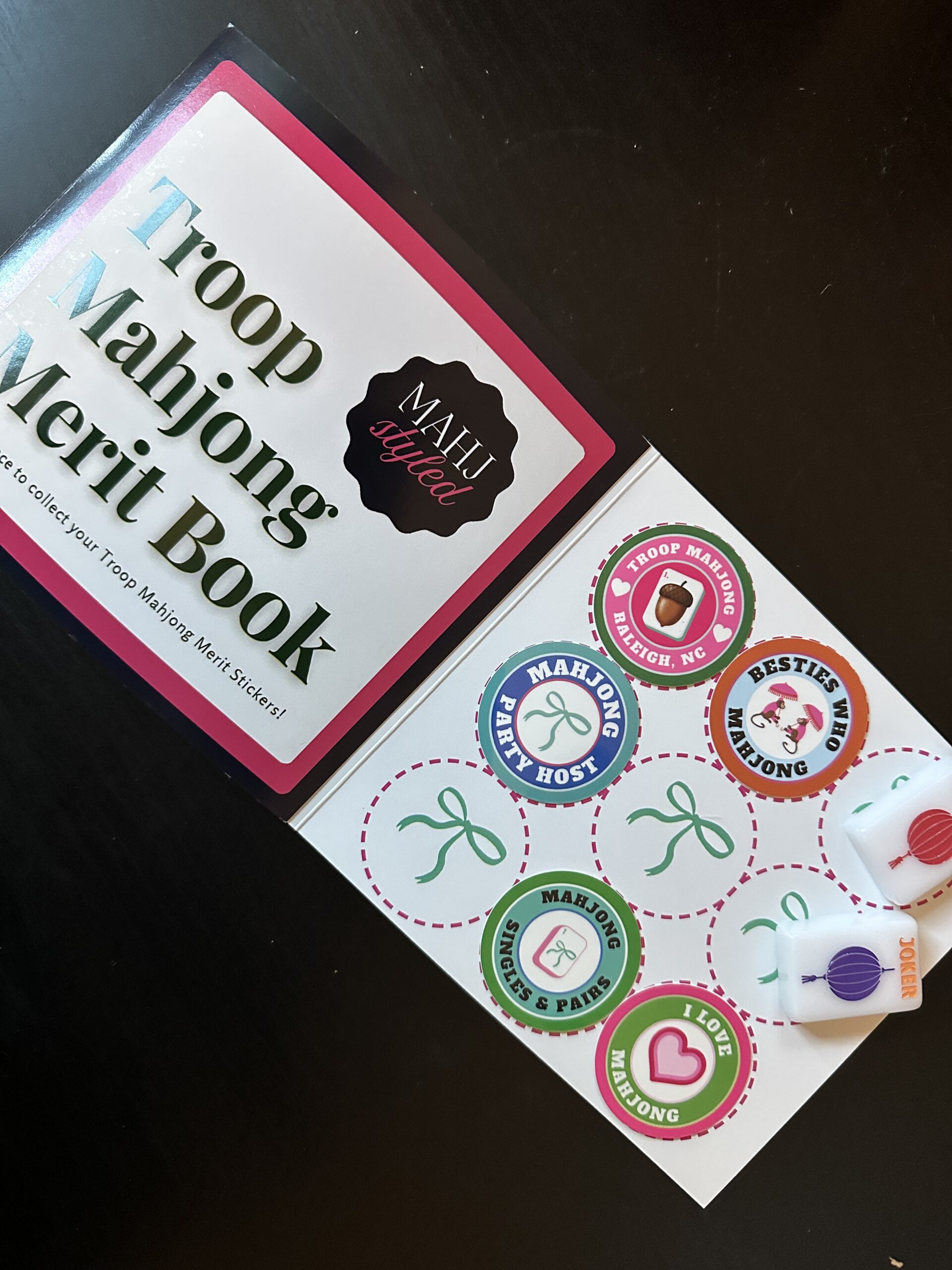 Mahj Styled Troop Mahjong Merit Book