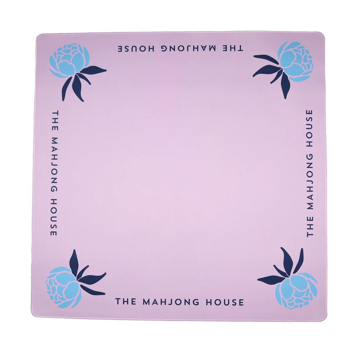 The Mahjong House Blue Peony Mat