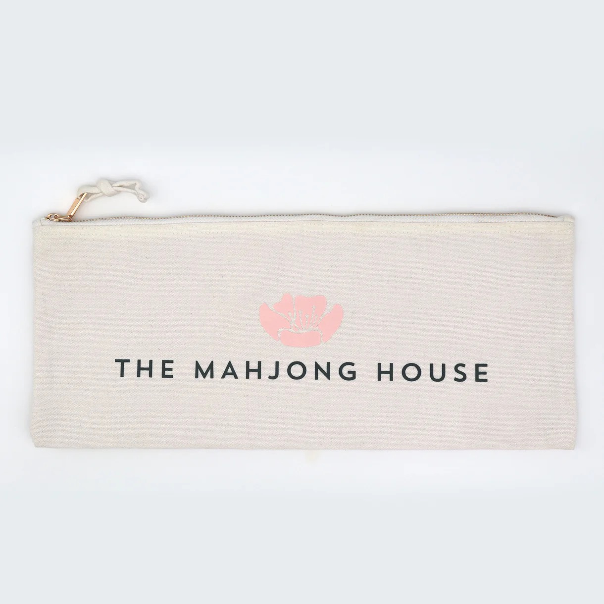 The Mahjong House Canvas Rectangular Tile Bag