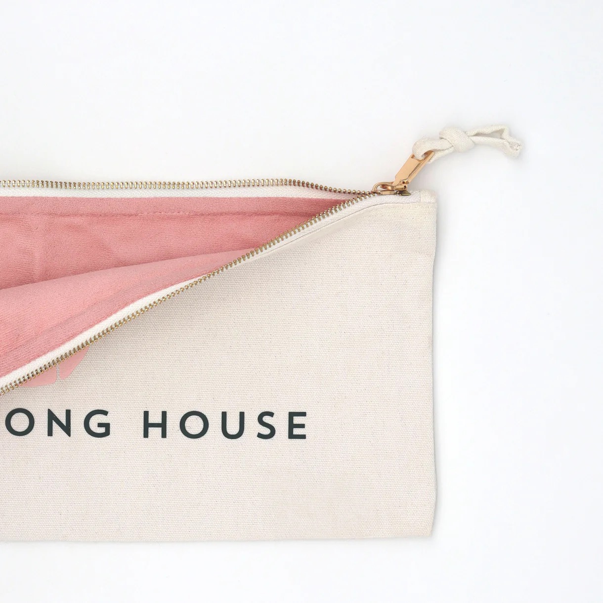 The Mahjong House Canvas Rectangular Tile Bag