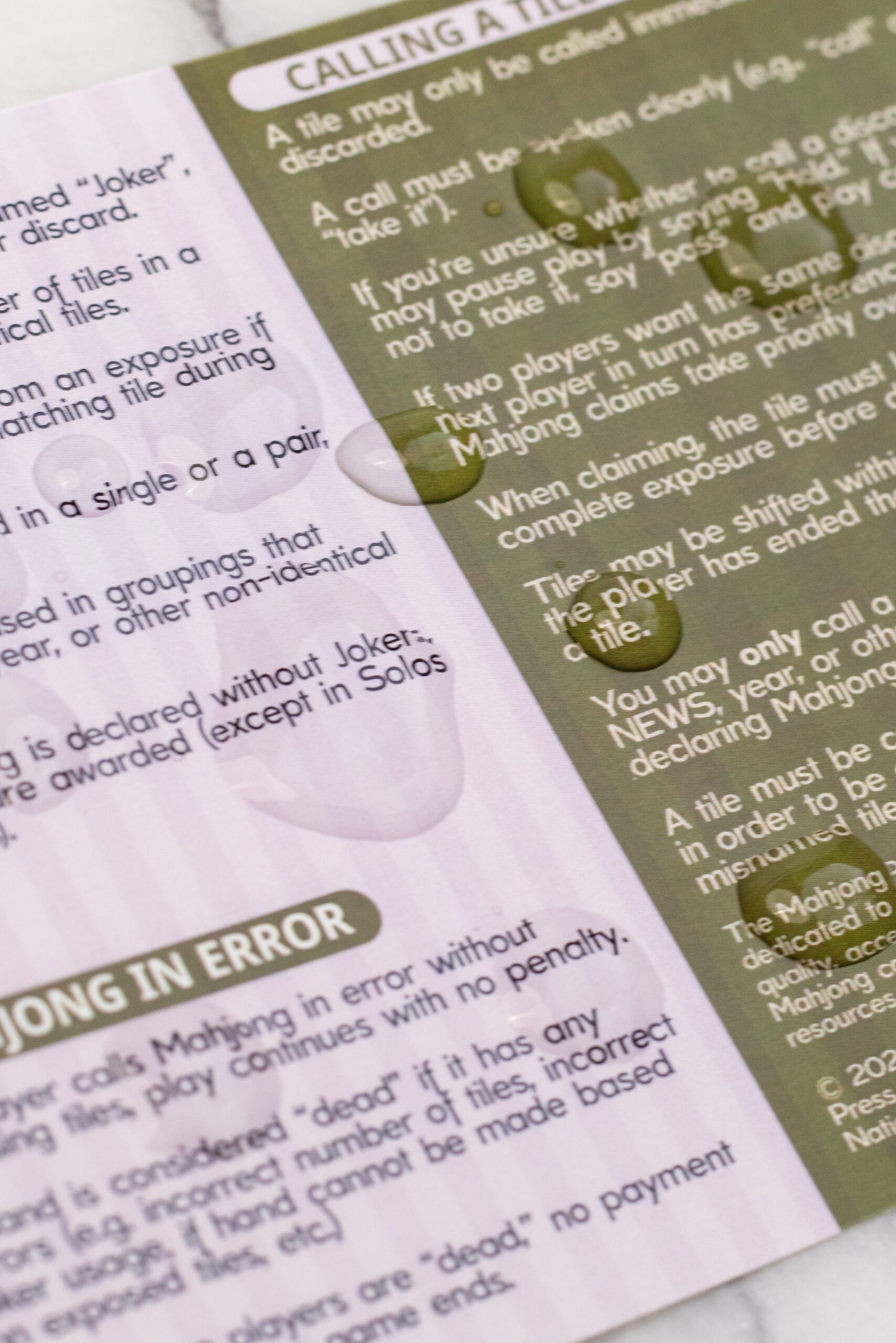 The Mahjong Press Annual Card 2026 - Image 2