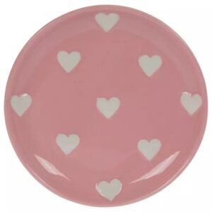 HL Pink White Dice Dish